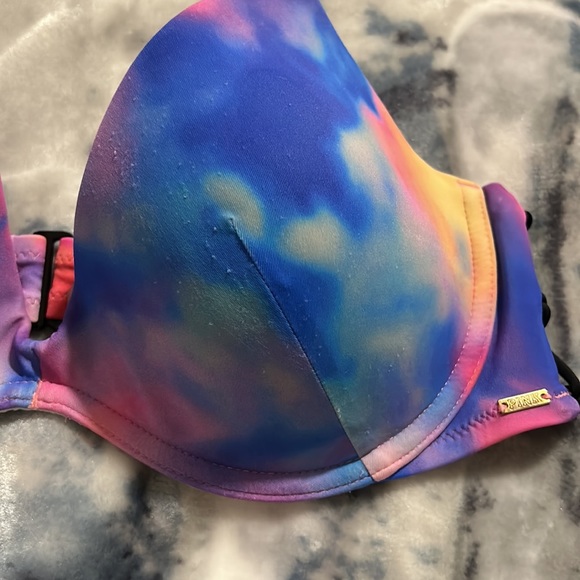 🐶 PINK Tye Dye Bikini Top - Picture 3 of 11